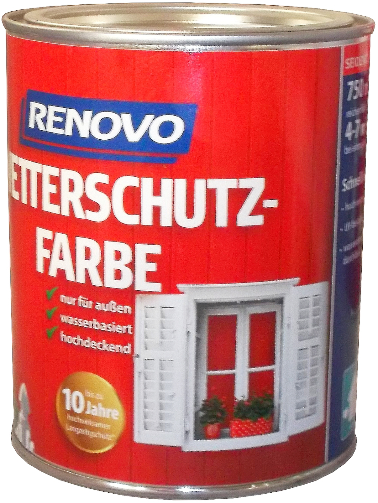750ml Renovo Wetterschutzfarbe Nr.5014 taubenblau 750ml Renovo Wetterschutzfarbe Nr.5014 taubenblau