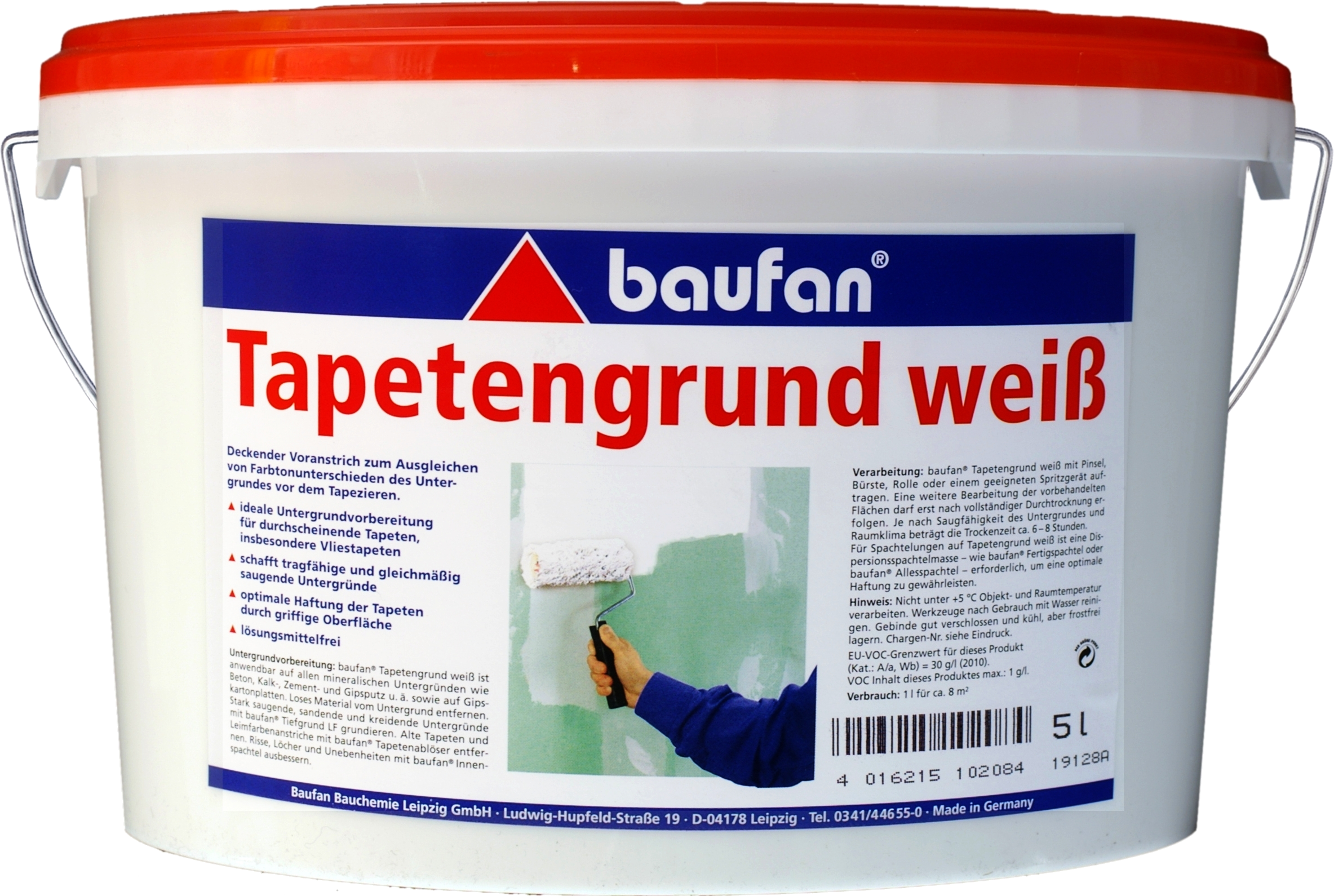 5L BAUFAN Tapetengrund weiß 5L BAUFAN Tapetengrund weiß