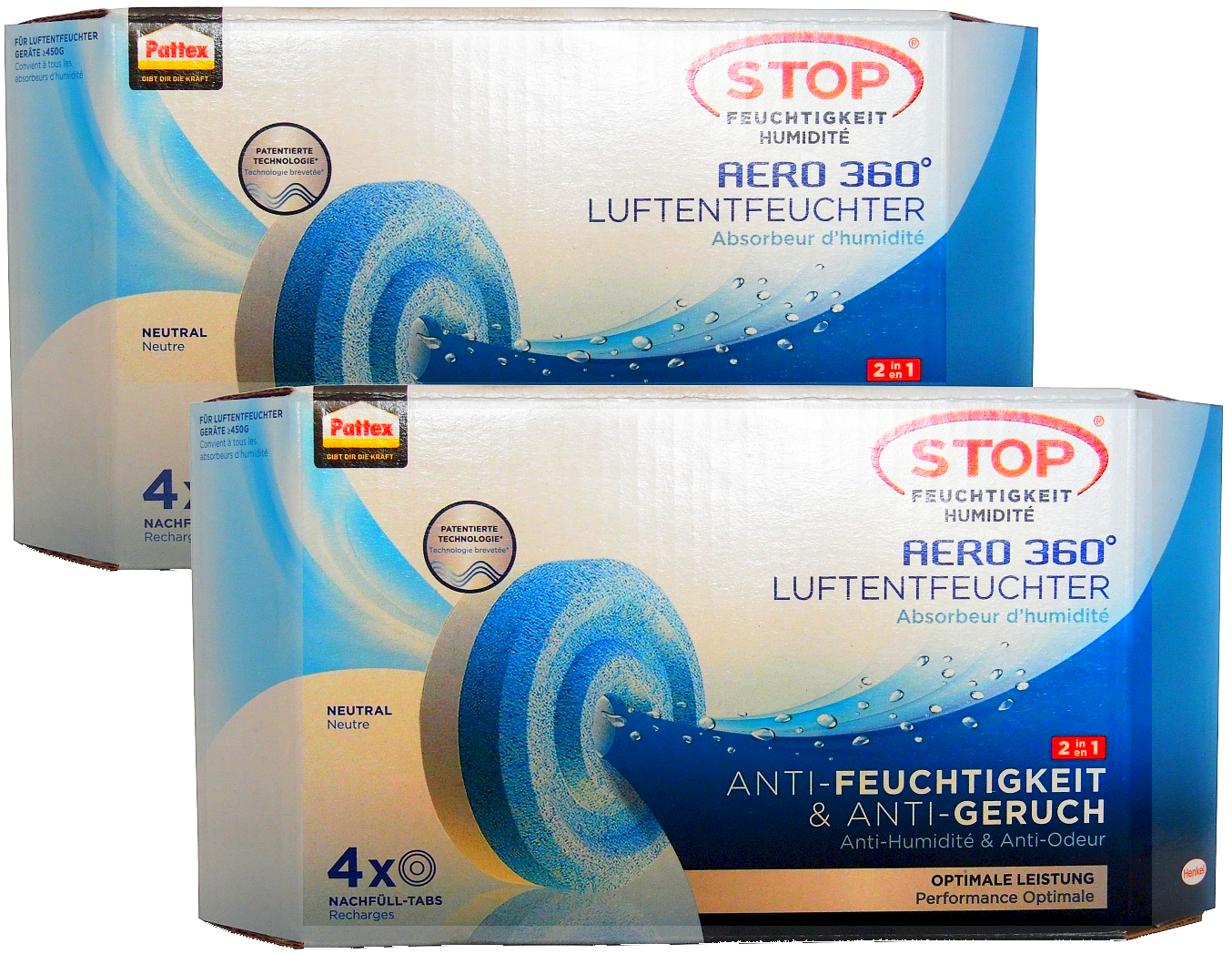 8 Nachfüll-Tabs Pattex AERO 360° ( 8 x 450g ) 8 Nachfüll-Tabs Pattex AERO 360° ( 8 x 450g )