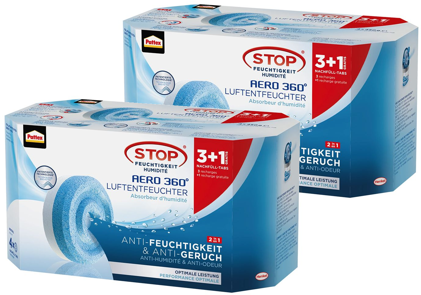 8 Nachfüll-Tabs Pattex AERO 360° ( 8 x 450g )