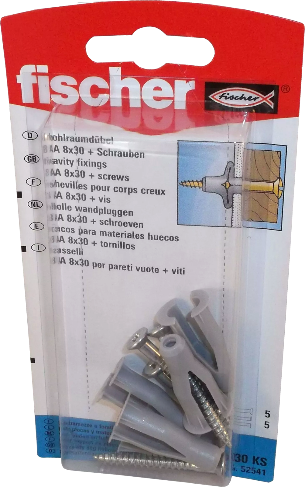 Hohlraumdübel NA 8X30 KS Hohlraumdübel NA 8X30 KS