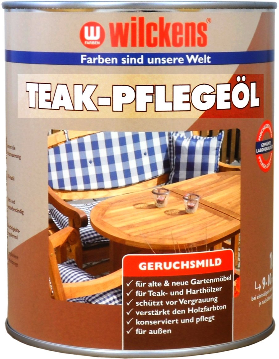 1Liter Wilckens TEAK-Pflegeöl teak 1Liter Wilckens TEAK-Pflegeöl teak