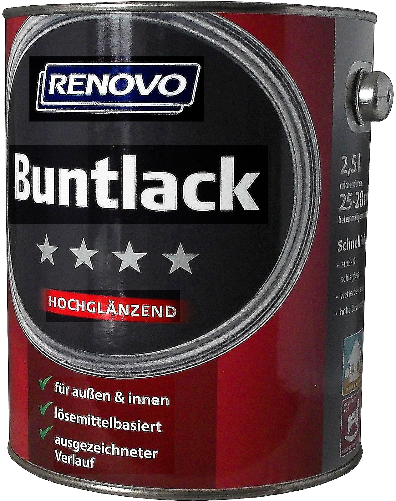 2,5L Renovo Hochglanzlack schokobraun Nr.8017