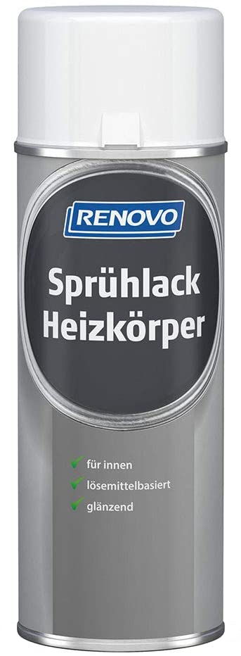 400ml Renovo Sprühlack Heizkörper Weiss glänzend
