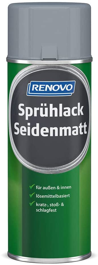 400ml Renovo Sprühlack Seidenmatt Anthrazitgrau 400ml Renovo Sprühlack Seidenmatt Anthrazitgrau