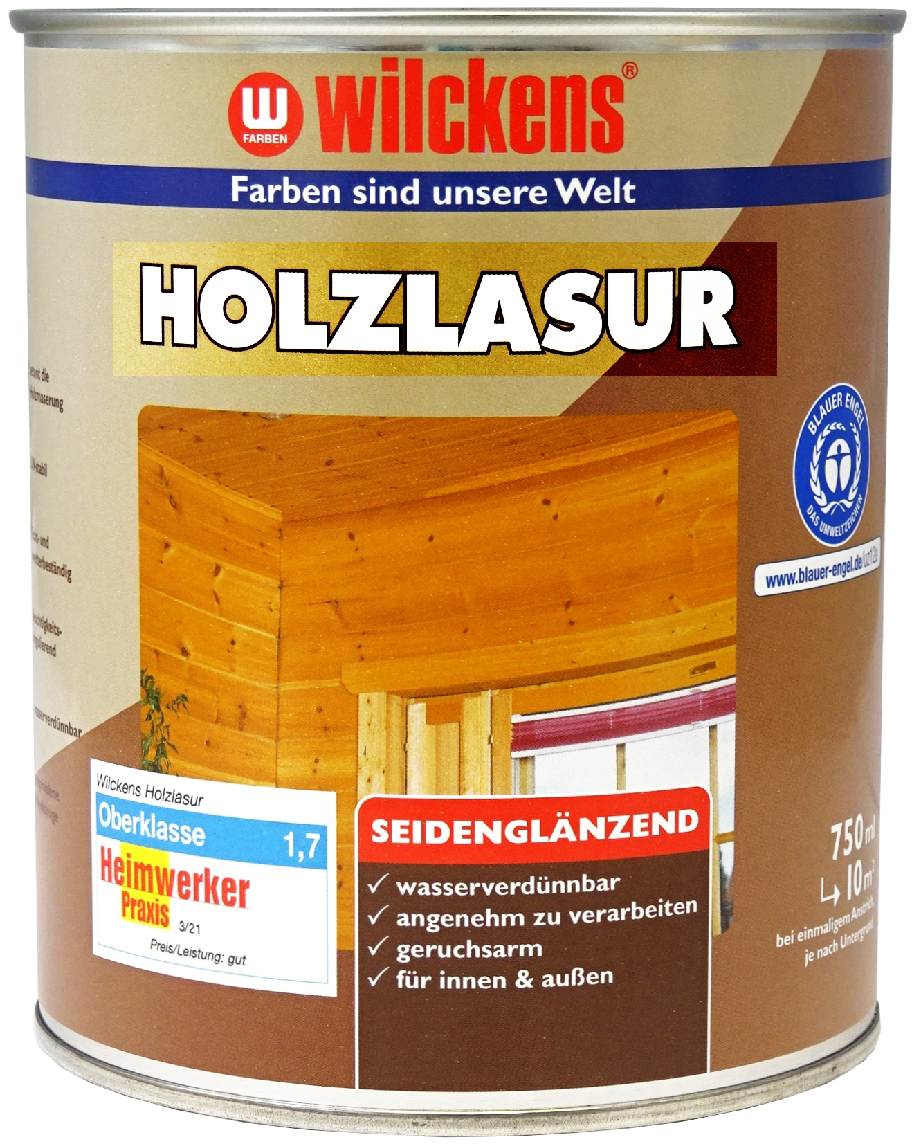 750ml WILCKENS Holzlasur LF palisander