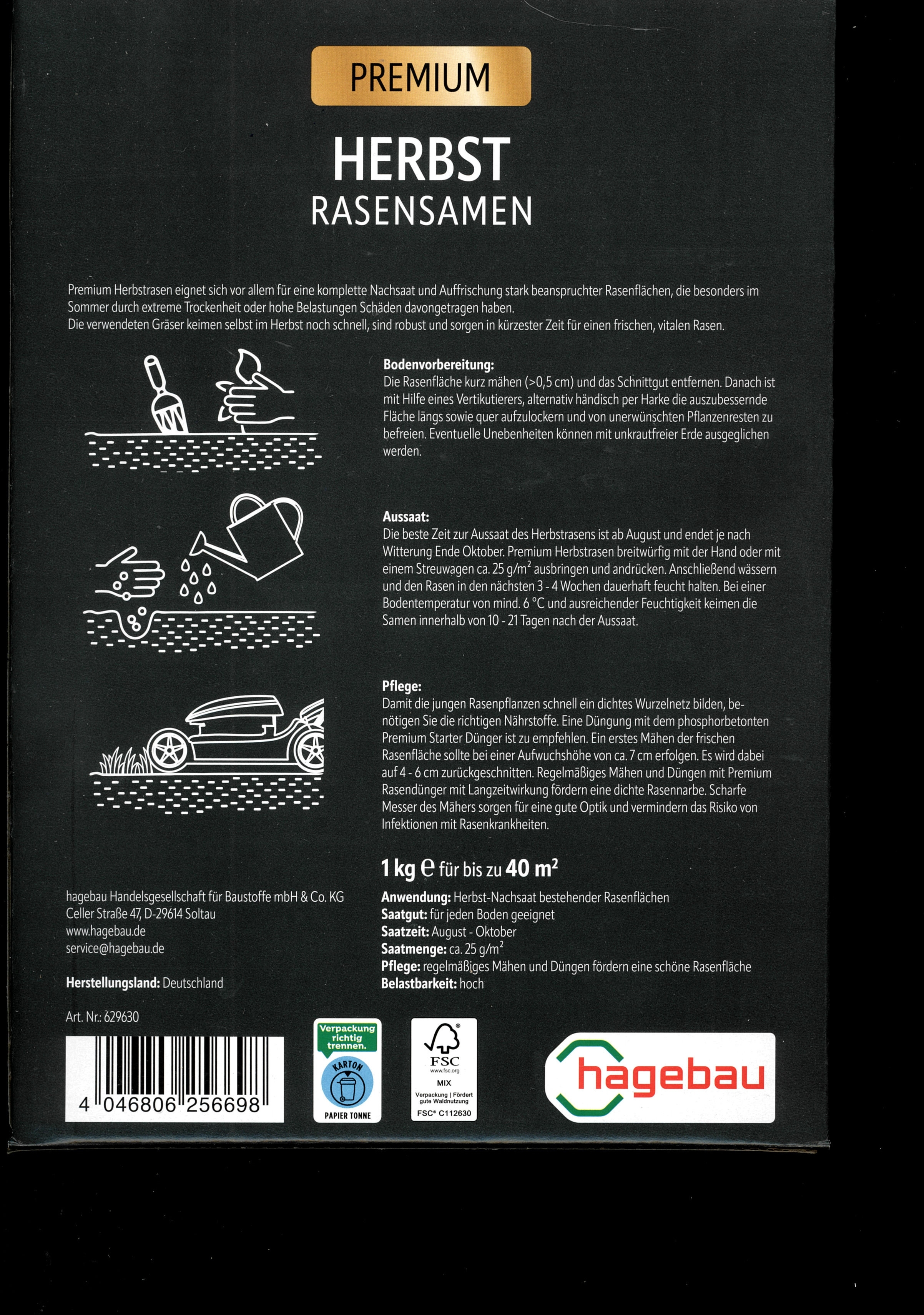 h-Marke Herbstrasen 1kg
