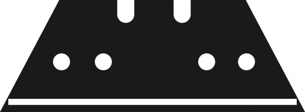 10 Stück Trapezklingen in Vorratsbox