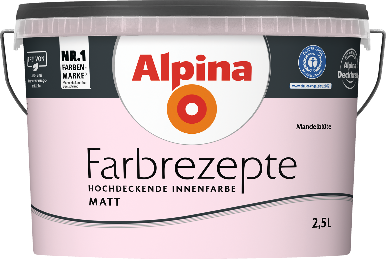 2,5L ALPINA Farbrezepte Mandelblüte, Matt
