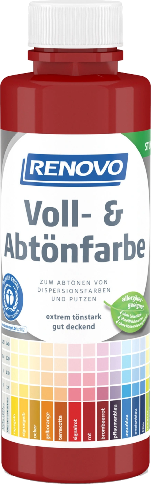 500ml Renovo Volltonfarbe Rot 500ml Renovo Volltonfarbe rot