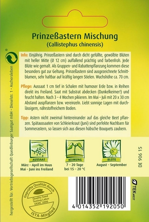 Prinzeßastern Mischung Prinzeßastern Mischung