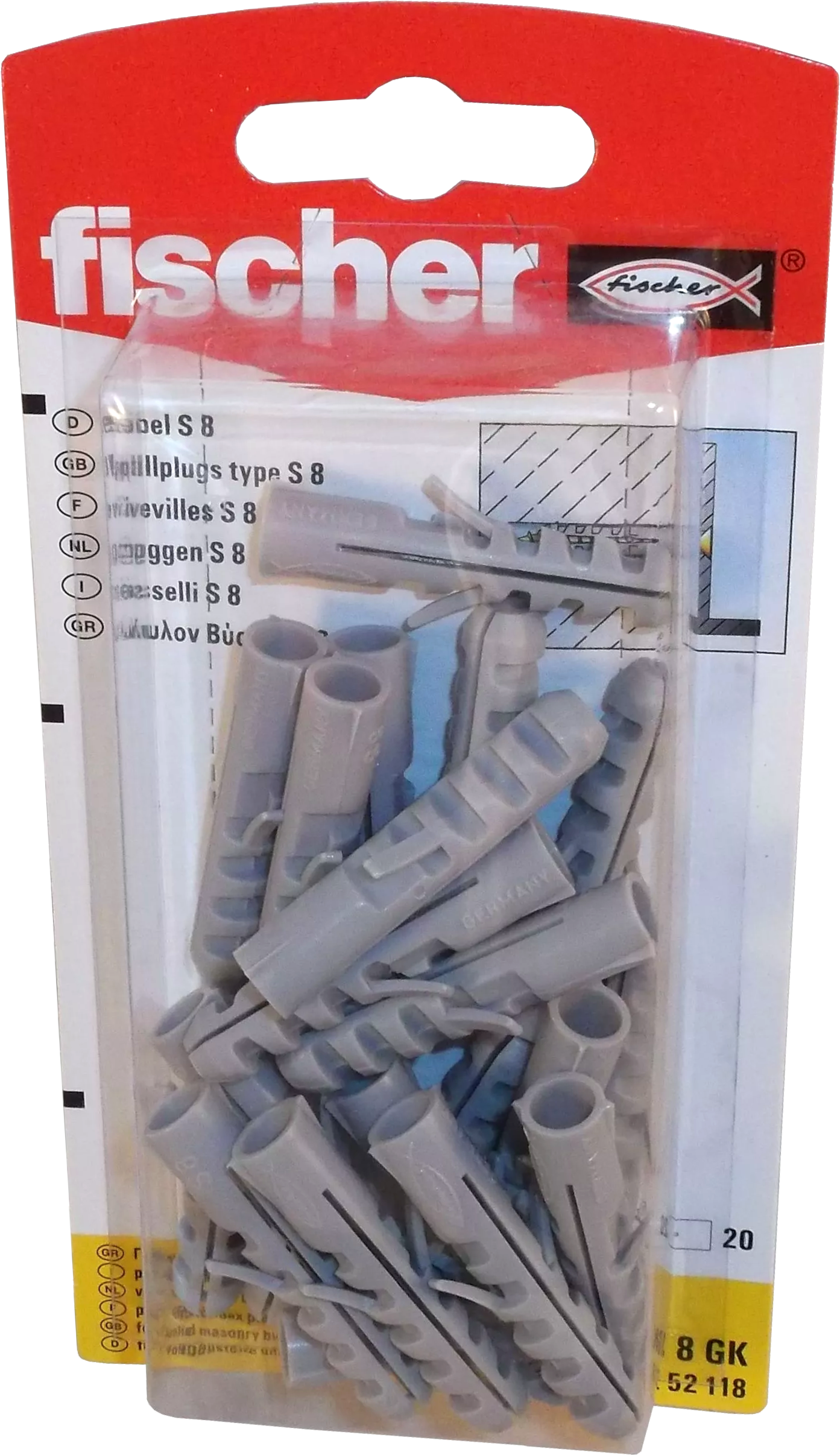 Spreizdübel S 8 GK Spreizdübel S 8 GK