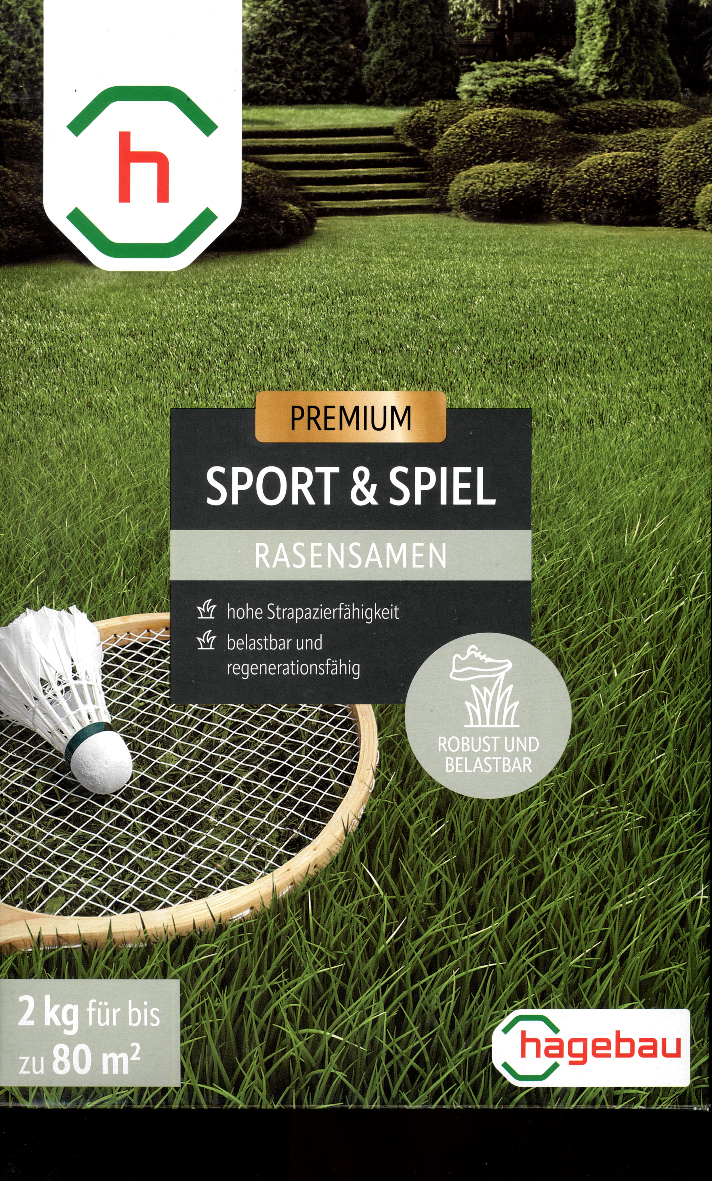 h-Marke Sport- und Spielrasen 2kg