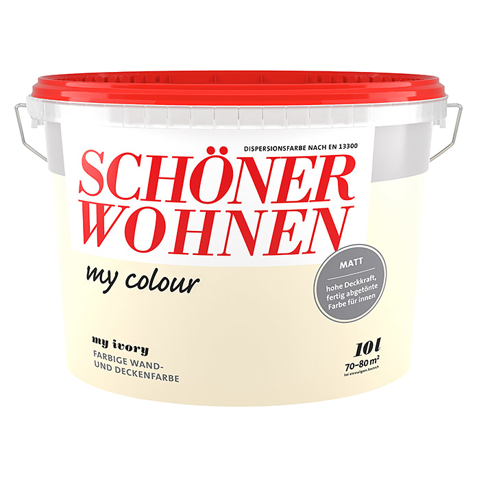 10L Schöner Wohnen My Colour Wandfarbe My Ivory 10L Schöner Wohnen My Colour Wandfarbe My Ivory
