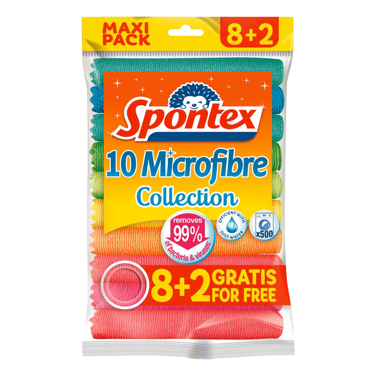 8+2 Aktions-Set Microfaser Allzwecktücher »Microfibre Collection«