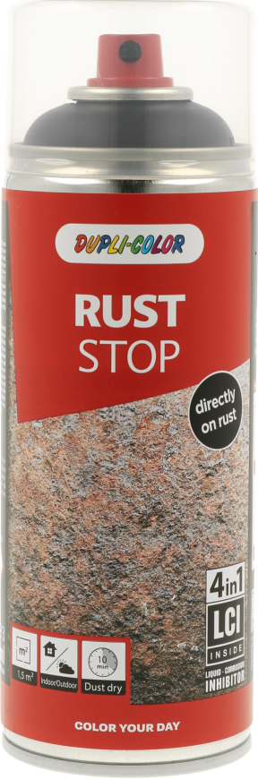Dupli Color Rust Stop 4 in 1 Seidenmatt 400 ml RAL9005 Schwarz Dupli Color Rust Stop 4 in 1 Seidenmatt 400 ml RAL9005 Schwarz