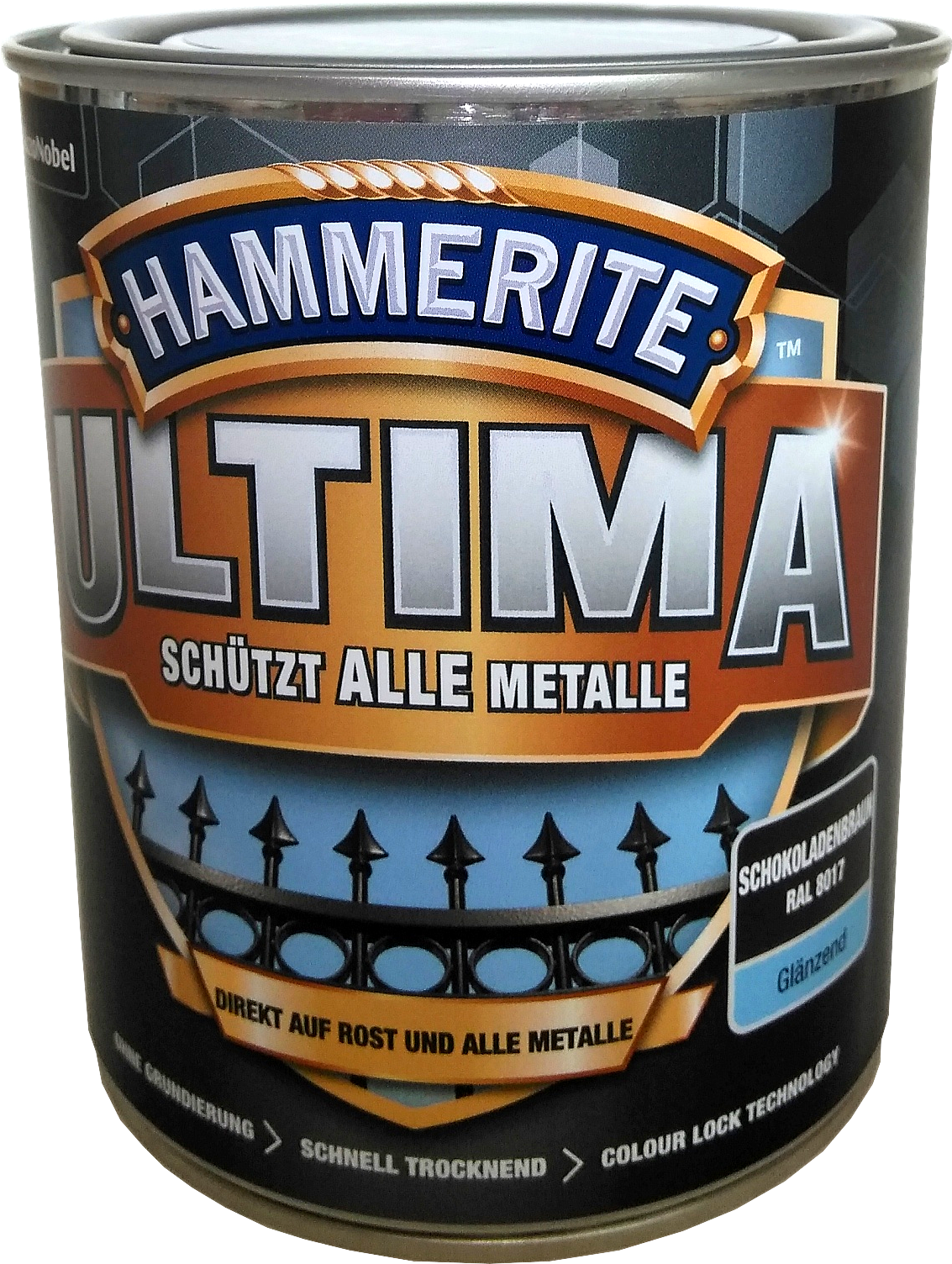 750ml Hammerite ULTIMA MSL glz. Schokoladenbraun 750ml Hammerite ULTIMA MSL glz. Schokoladenbraun