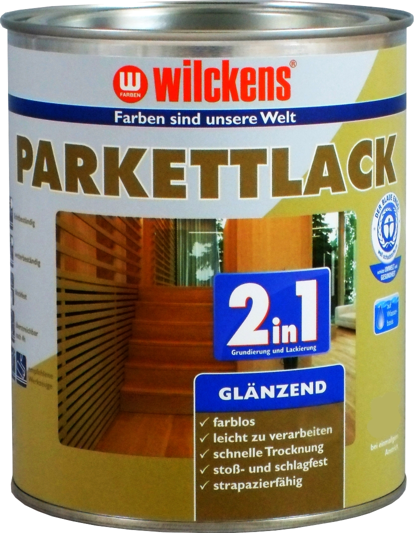 750ml WILCKENS 2in1 Parkettlack glänzend 750ml WILCKENS 2in1 Parkettlack glänzend