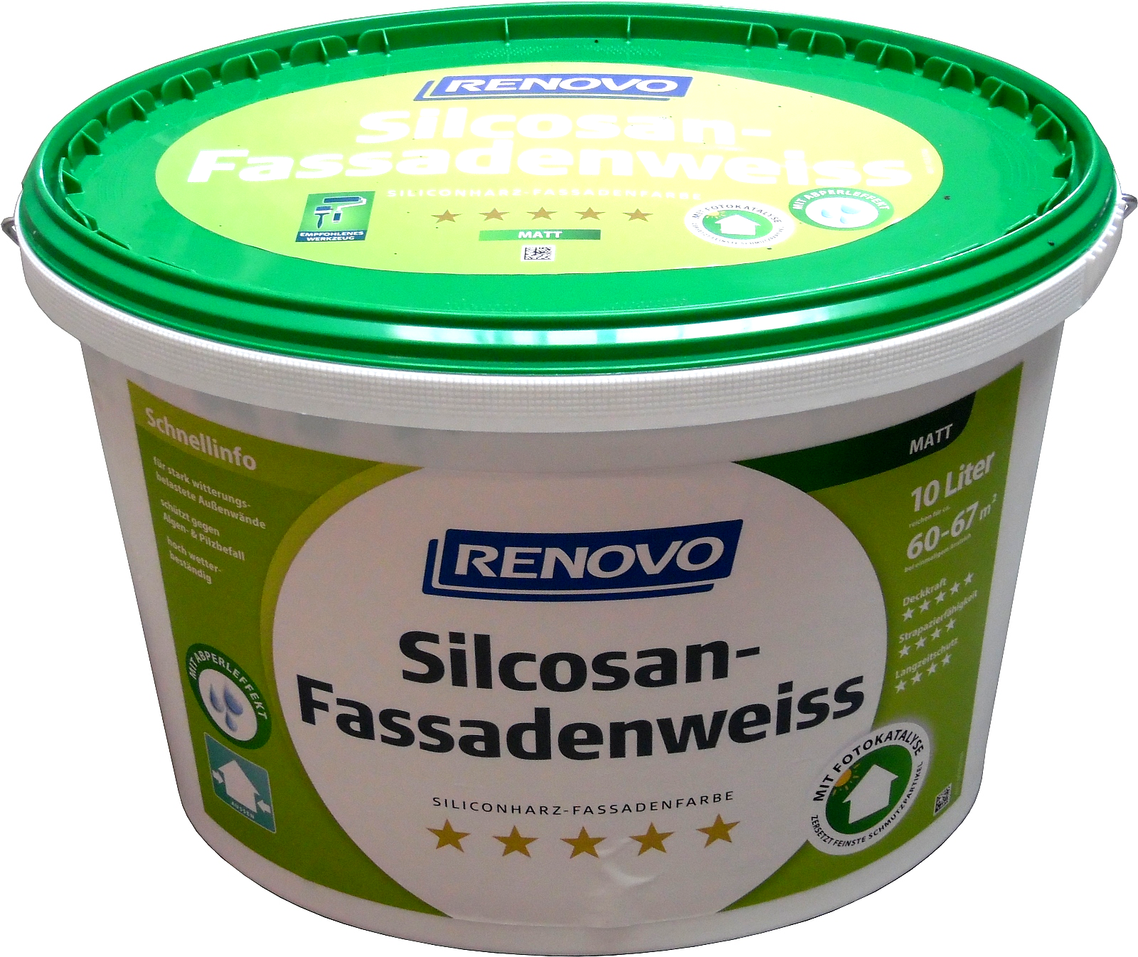 10L Renovo Silcosan Fassadenweis, Matt 10L Renovo Silcosan Fassadenweis, Matt