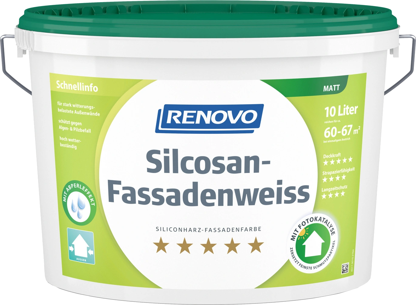 10L Renovo Silcosan Fassadenweis, Matt 10L Renovo Silcosan Fassadenweis, Matt