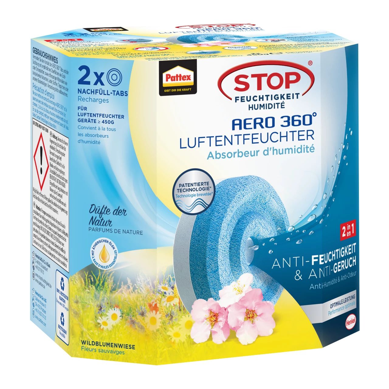 Pattex Aero 360° Wildblumenwiese 2x450g Taps Pattex Aero 360° Wildblumenwiese 2x450g Taps