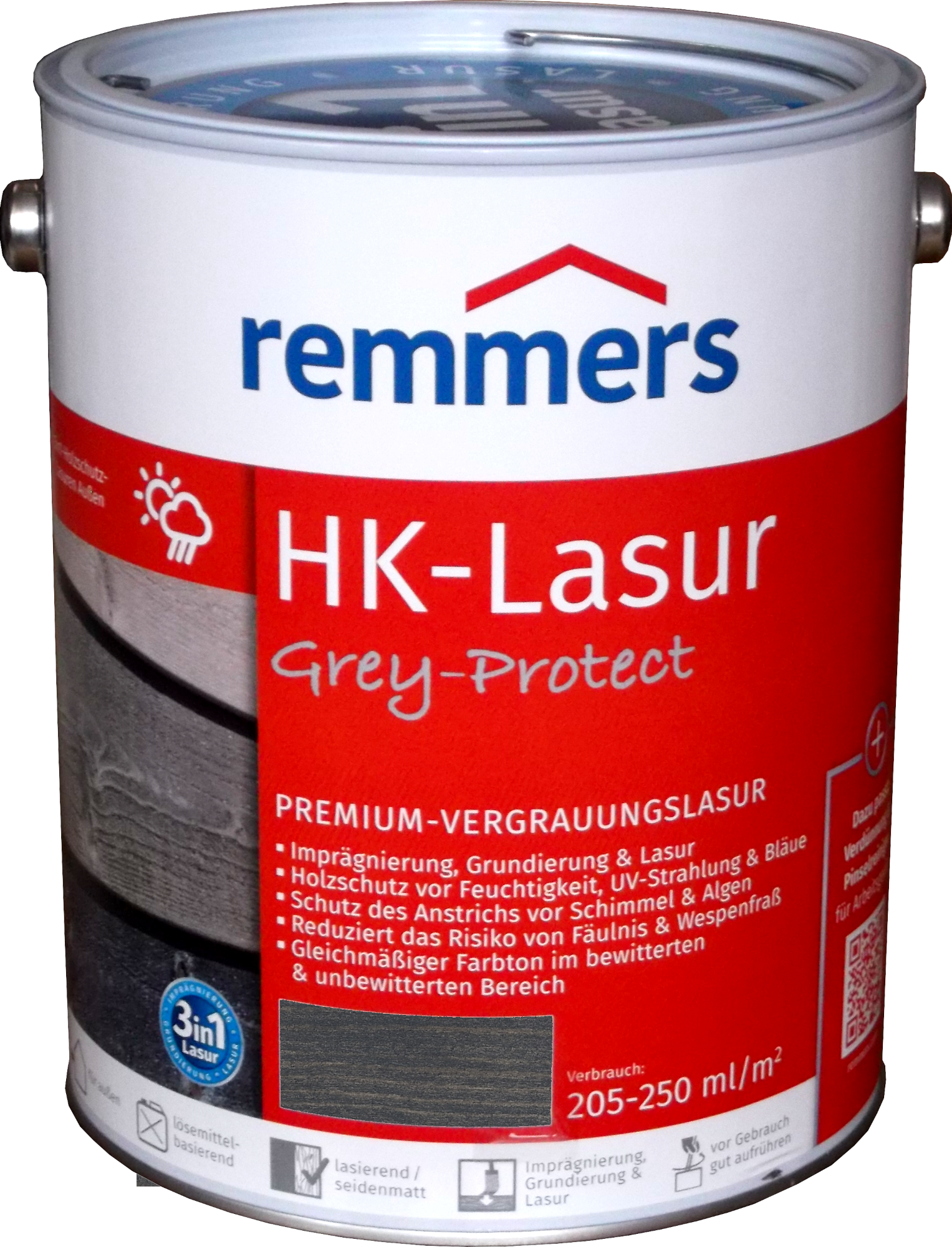 5L Remmers HK Lasur Anthrazitgrau Grey Protect 5L Remmers HK Lasur Anthrazitgrau Grey Protect