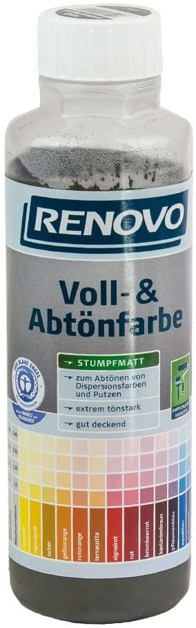 500ml Renovo Volltonfarbe anthrazitgrau 500ml Renovo Volltonfarbe anthrazitgrau