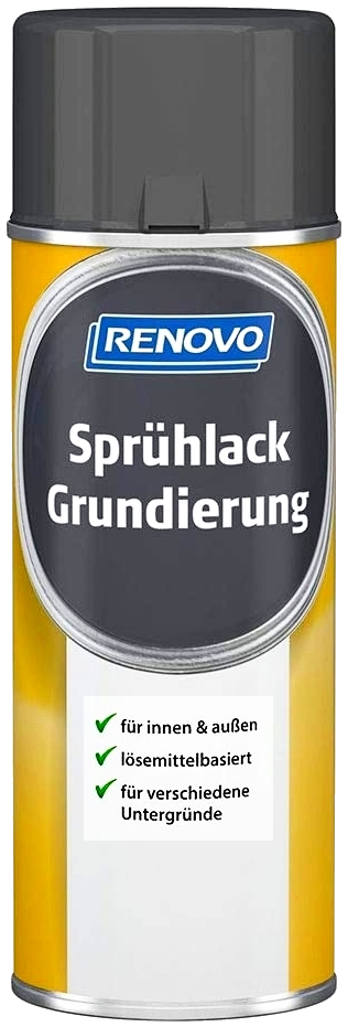 400ml Renovo Sprühlack Grundierung Grau 400ml Renovo Sprühlack Grundierung Grau
