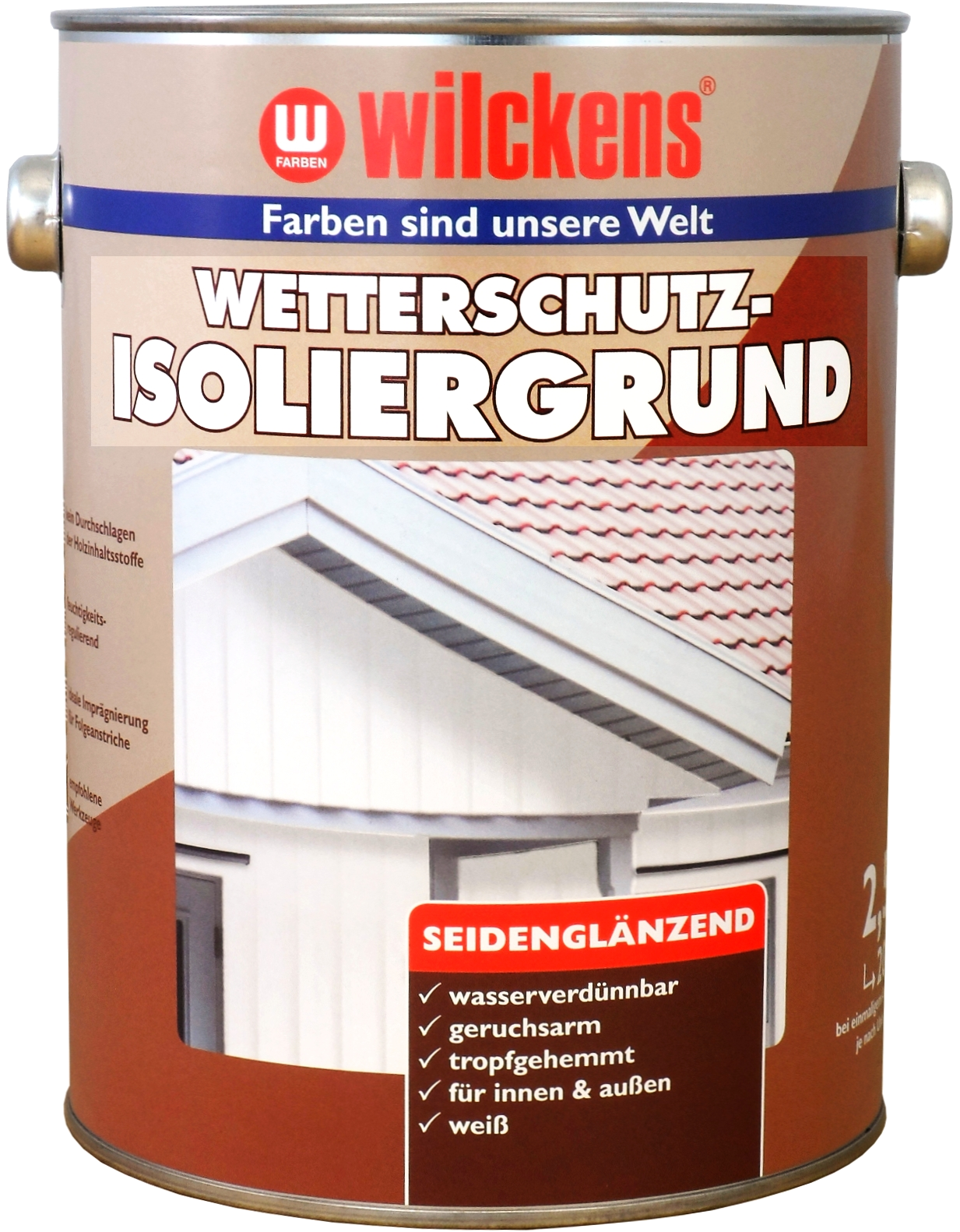 2,5L WILCKENS Wetterschutz-Isoliergrund sdgl weiss 2,5L WILCKENS Wetterschutz-Isoliergrund sdgl weiss