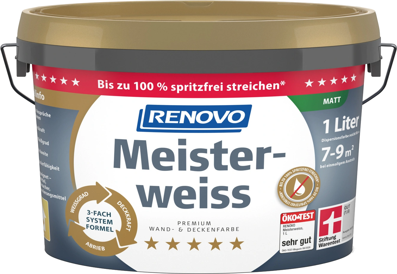 1 Liter Renovo Meisterweiss weiß