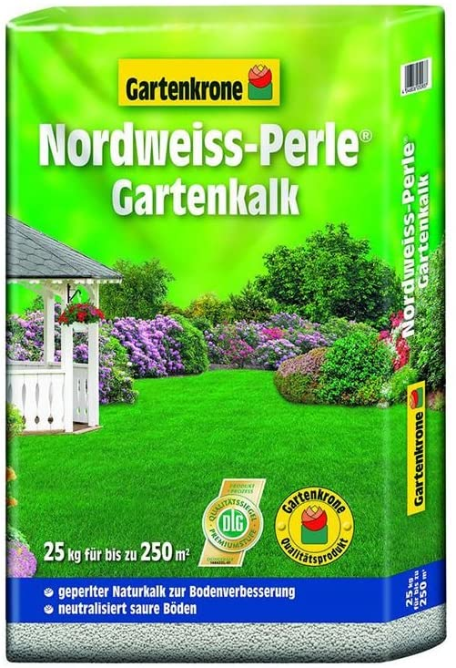 25kg Gartenkrone Nord-Weiss Perle Gartenkalk 25kg Gartenkrone Nord-Weiss Perle Gartenkalk