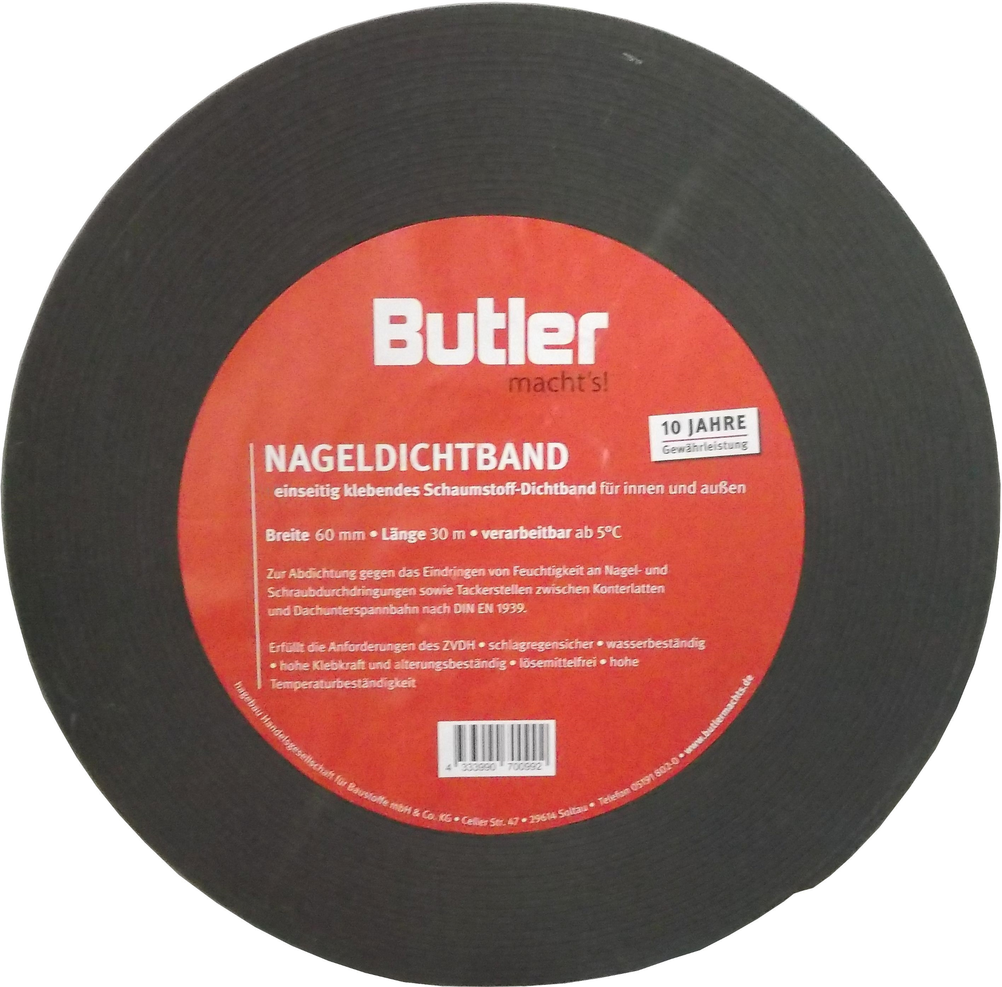 30m Butler mach NagelDicht einseitig selbstkelbend 30m Butler mach NagelDicht einseitig selbstkelbend