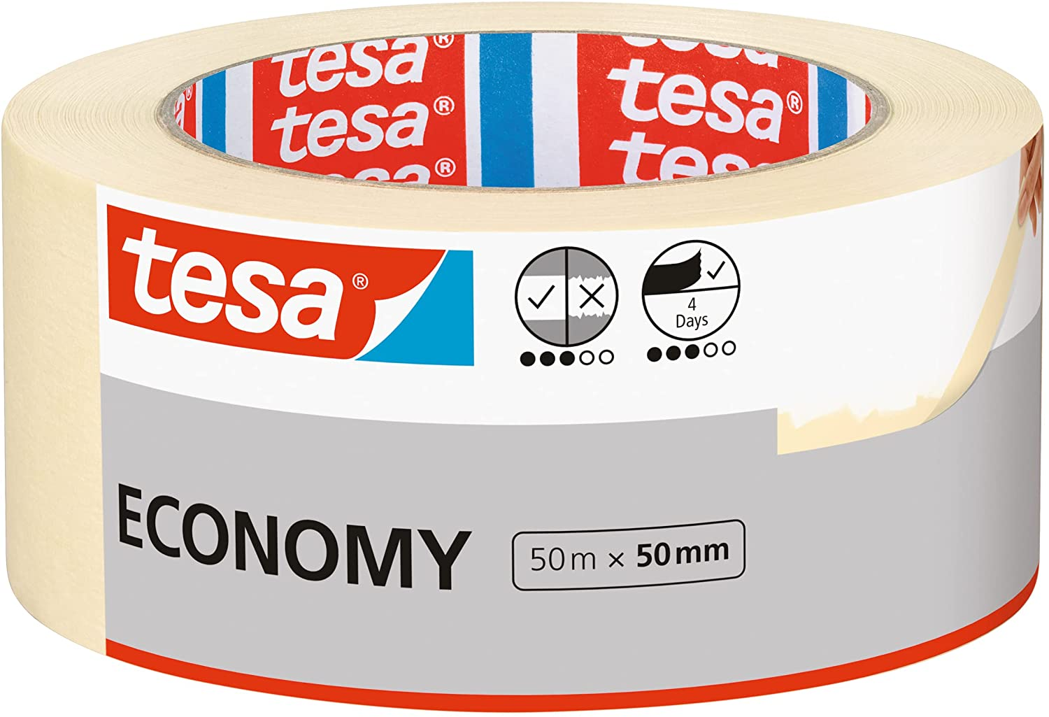 tesa Malerband Economy Länge 50m, Breite 50mm tesa Malerband Economy Länge 50m, Breite 50mm