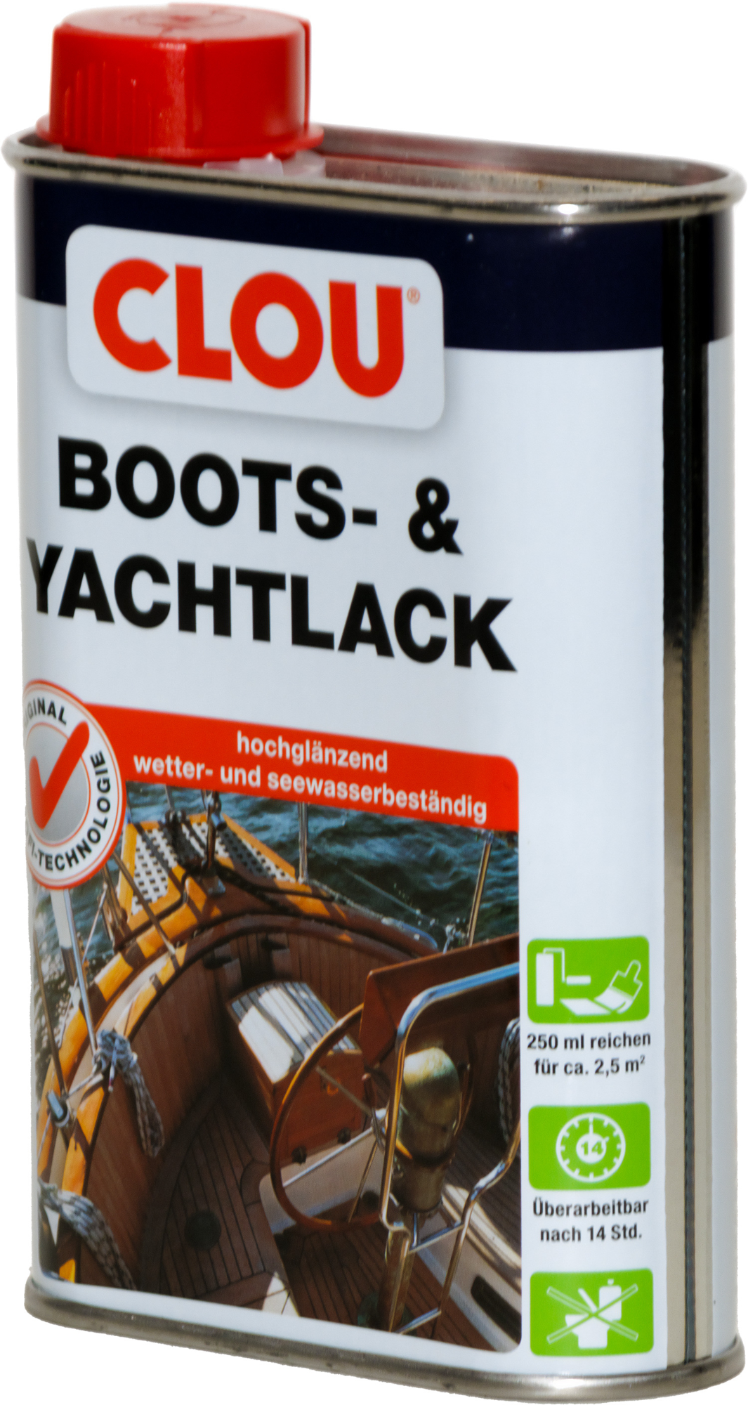 250ml Clou Boots- & Yachtlack transparent 250ml Clou Boots- & Yachtlack transparent