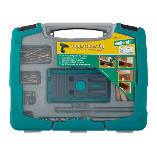 wolfcraft Bohrhilfe Undercover Jig im Koffer wolfcraft Bohrhilfe Undercover Jig im Koffer