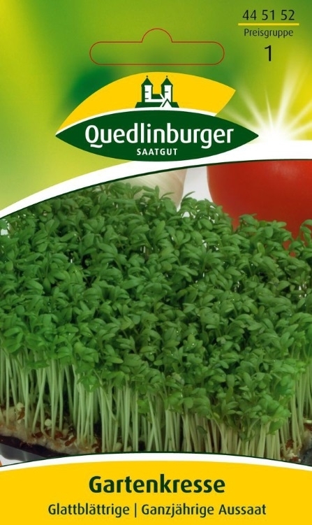Gartenkresse Glattblättrige Gartenkresse Glattblättrige