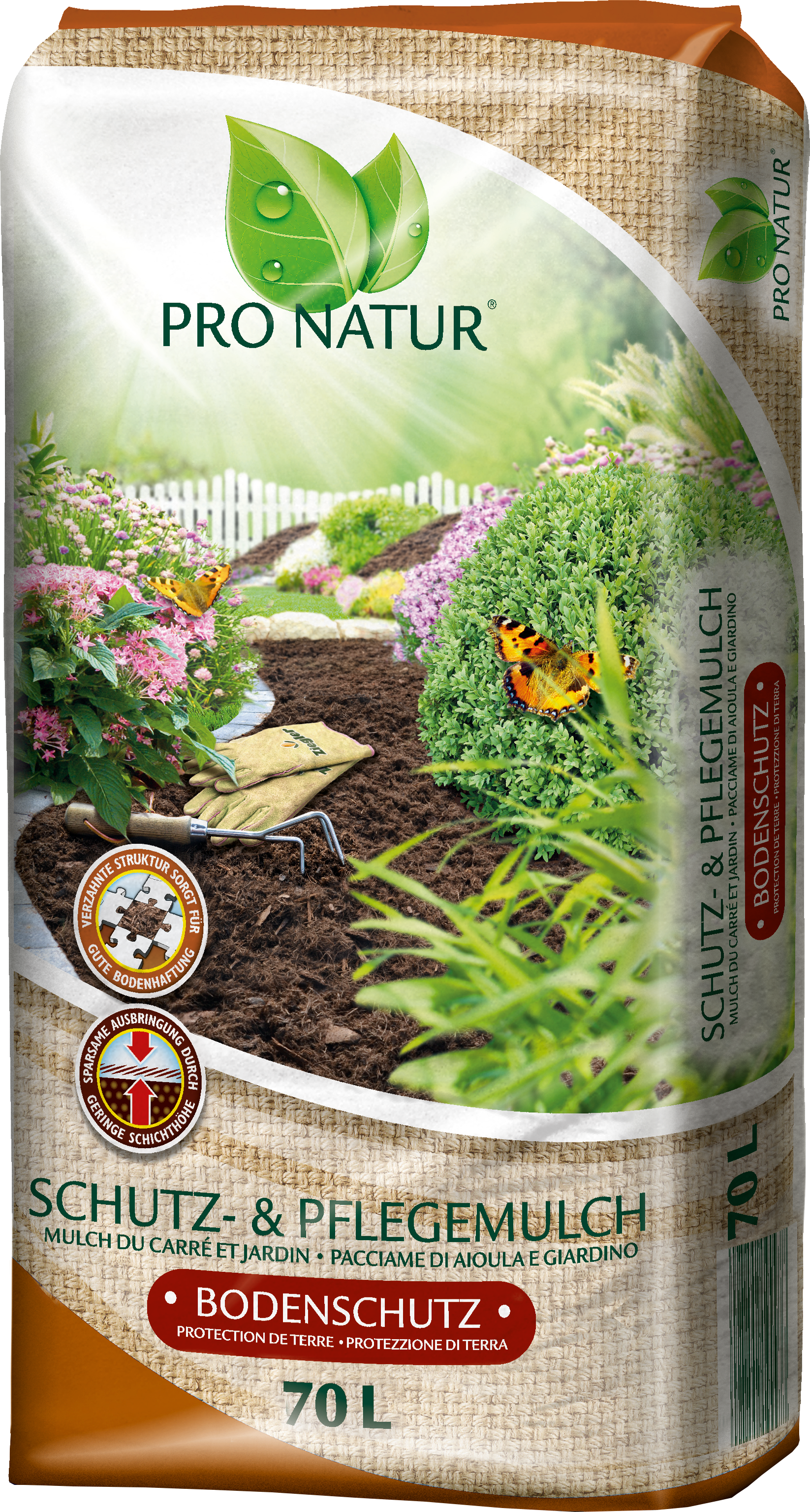 70L PRO NATUR Schutz- und Pflegemulch torffrei