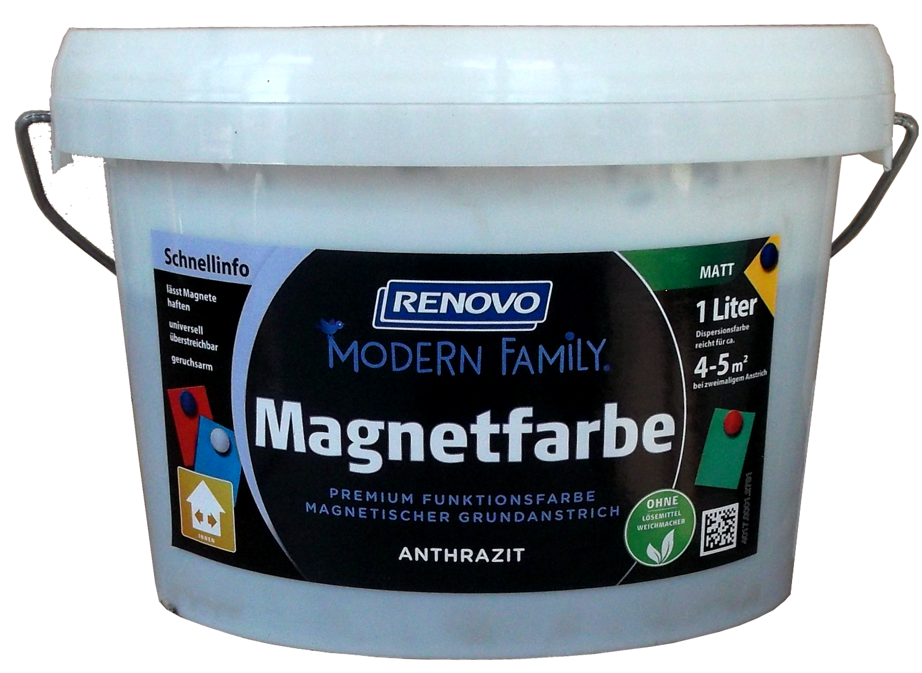 1L Renovo Magnetfarbe Modern Family, Anthrazit 1L Renovo Magnetfarbe Modern Family, Anthrazit