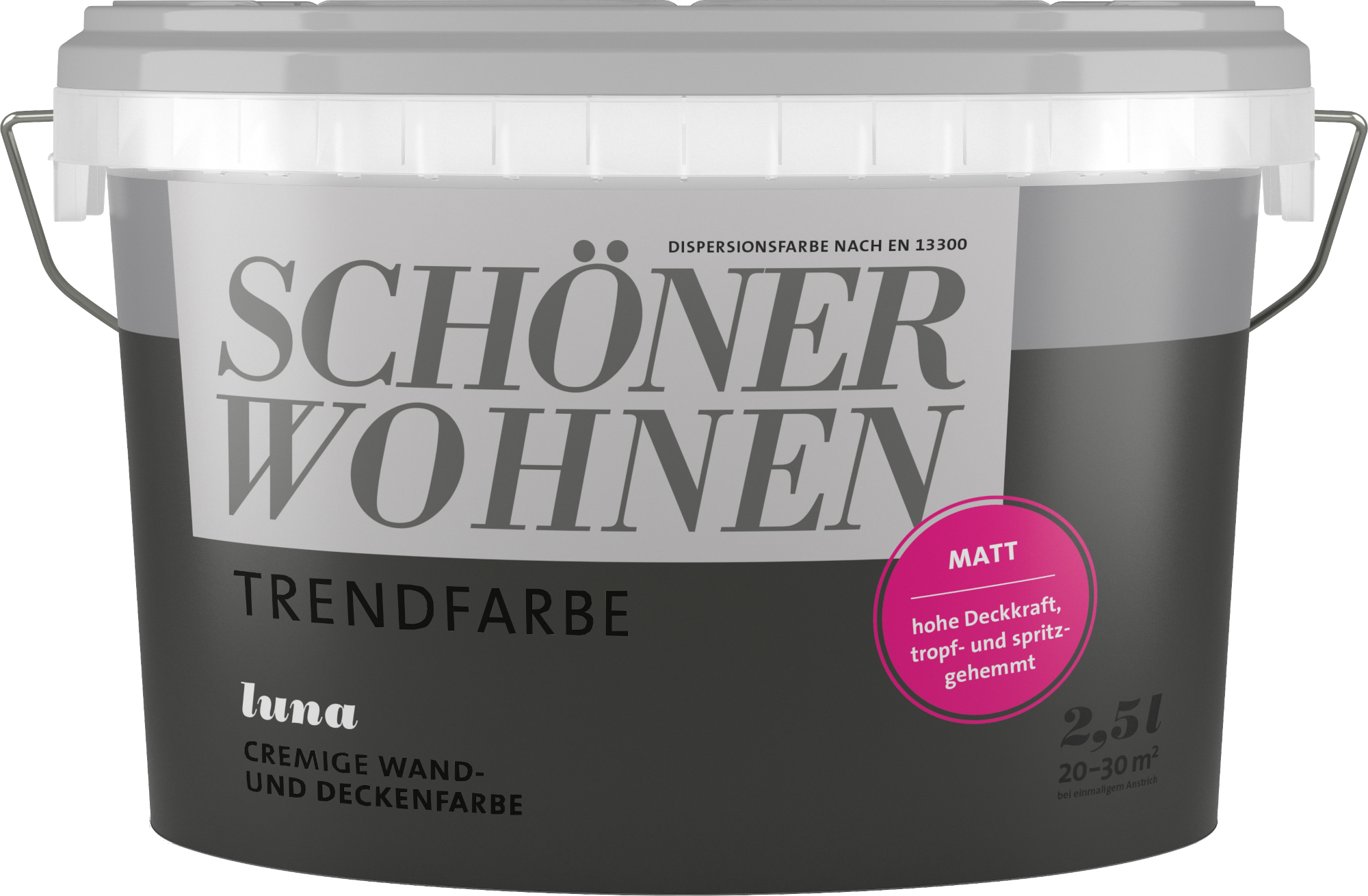 2,5L Schöner Wohnen - Trendfarbe Wandfarbe matt Luna 2,5L Schöner Wohnen -Trend Wandfarbe matt Luna