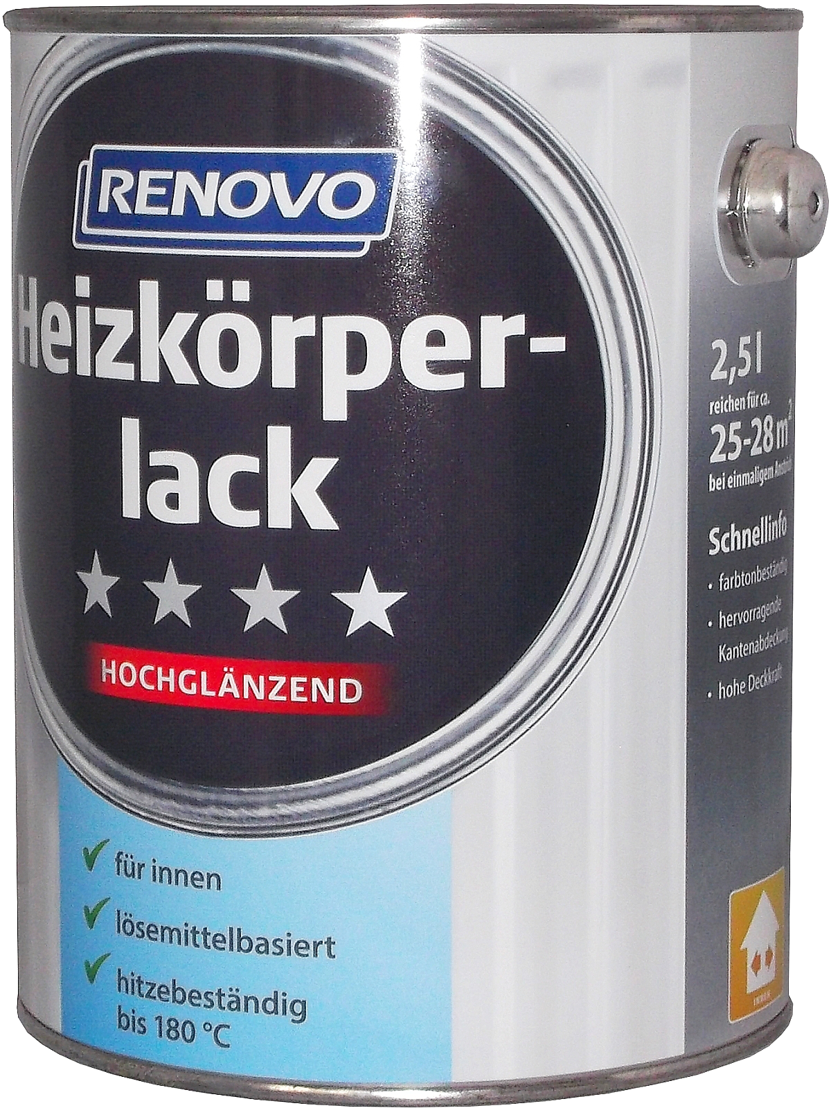 2,5L Renovo Heizkörperlack weiss 2,5L Renovo Heizkörperlack weiss