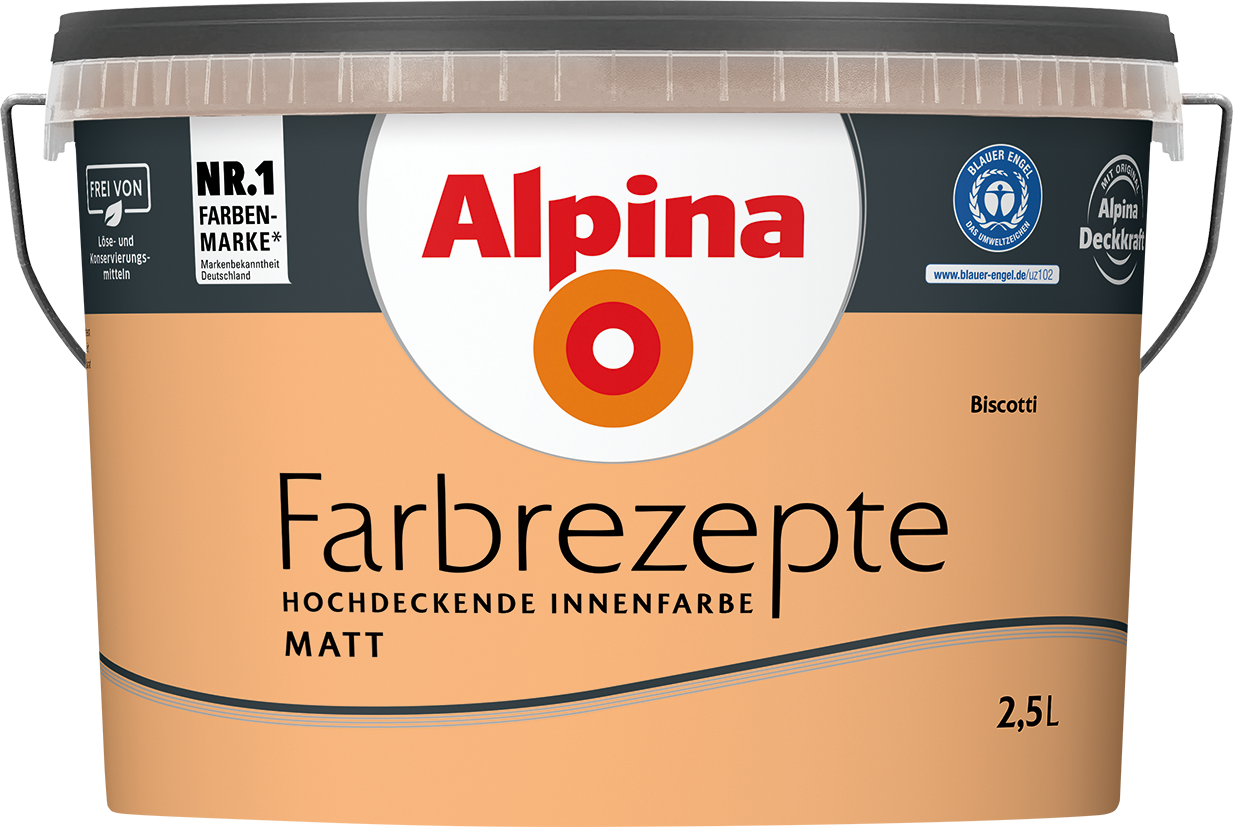 2,5L ALPINA Farbrezepte Biscotti, Matt