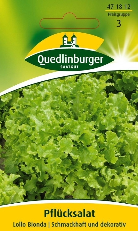 Pflücksalat Lollo bionda