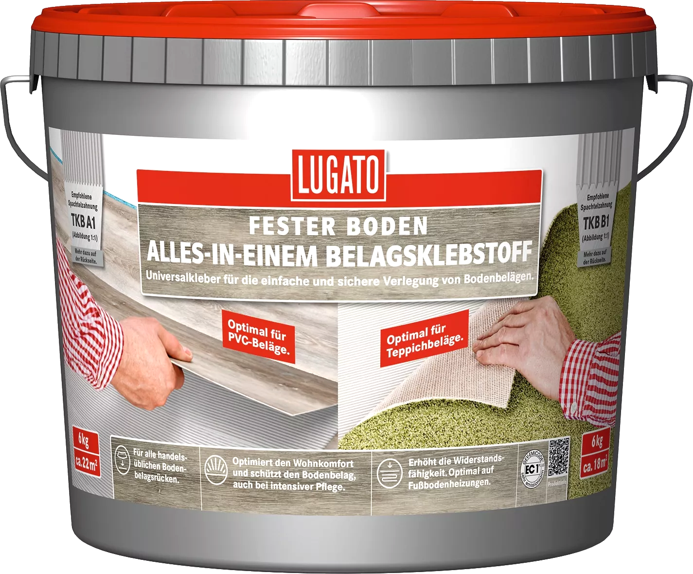 1kg Lugato Alles in Einem-Belagsklebstoff 1kg Lugato Alles in Einem-Belagsklebstoff