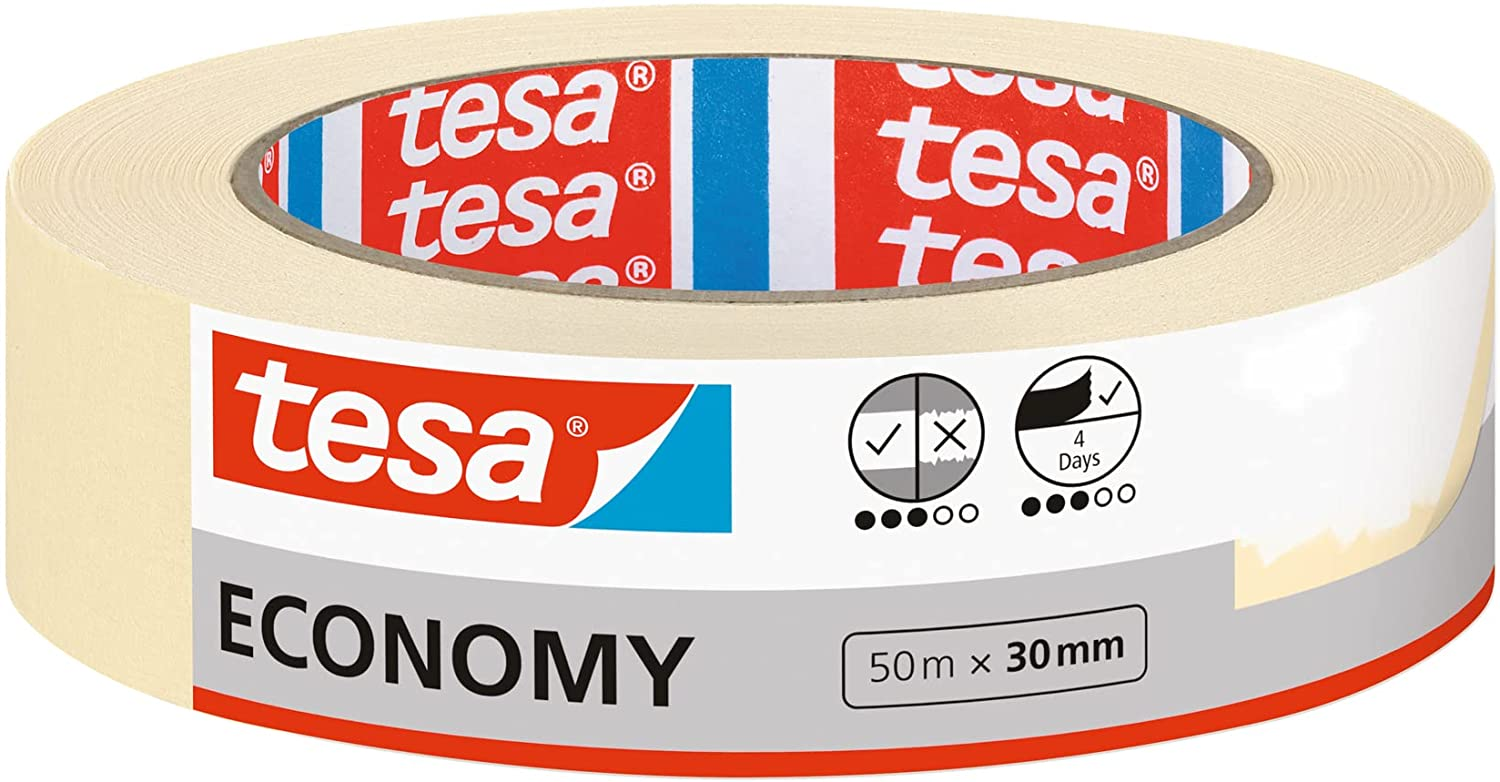 tesa Malerband Economy Länge 50m, Breite 30mm tesa Malerband Economy Länge 50m, Breite 30mm