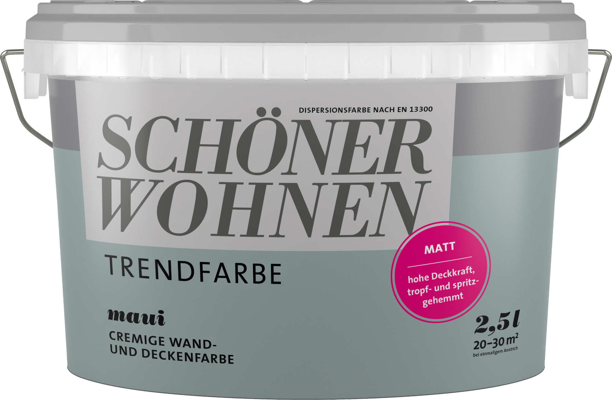 2,5L Schöner Wohnen - Trendfarbe Wandfarbe matt Maui 2,5L Schöner Wohnen -Trend Wandfarbe matt Maui