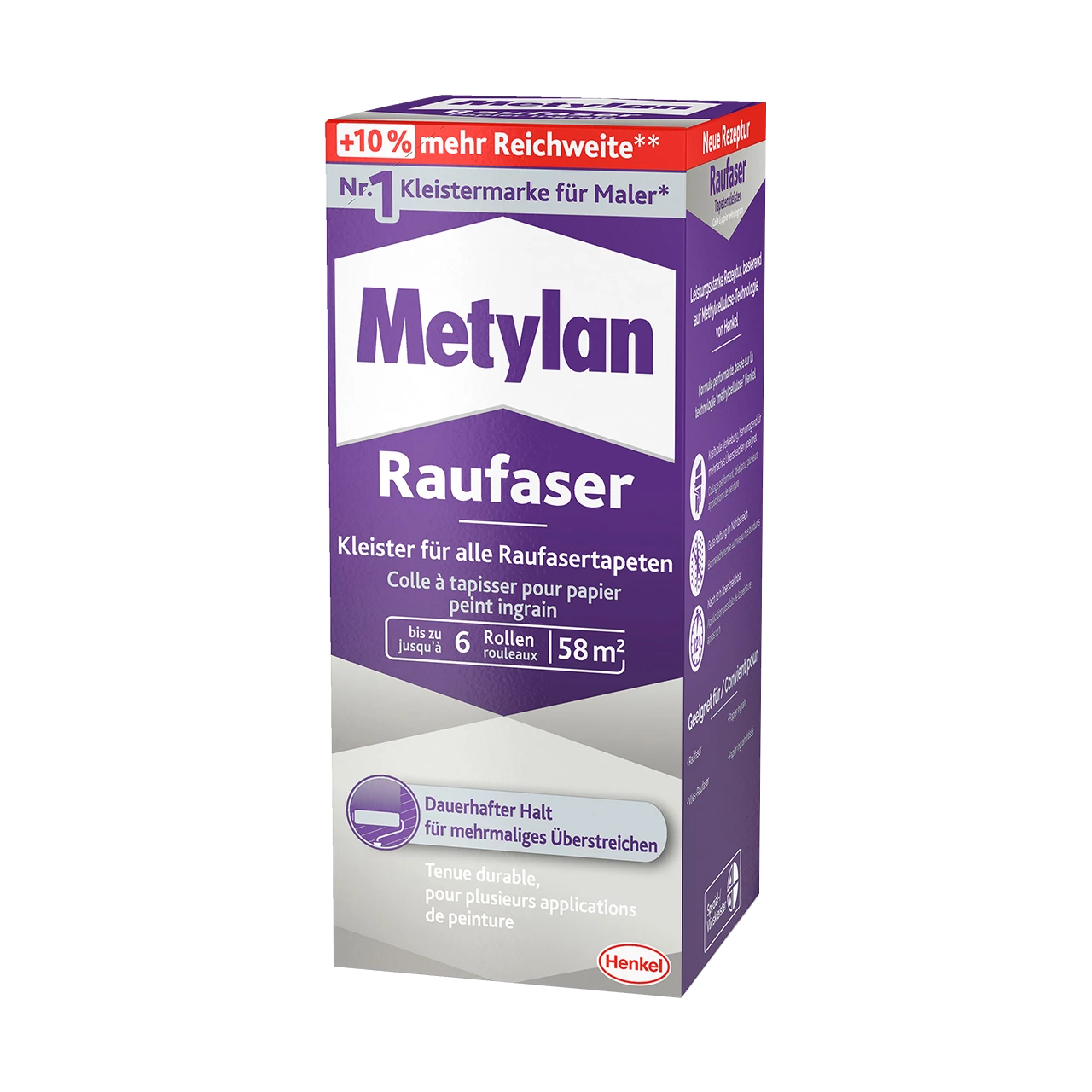 360g Metylan Raufaser für alle Raufasertapeten 360g Metylan Raufaser für alle Raufasertapeten