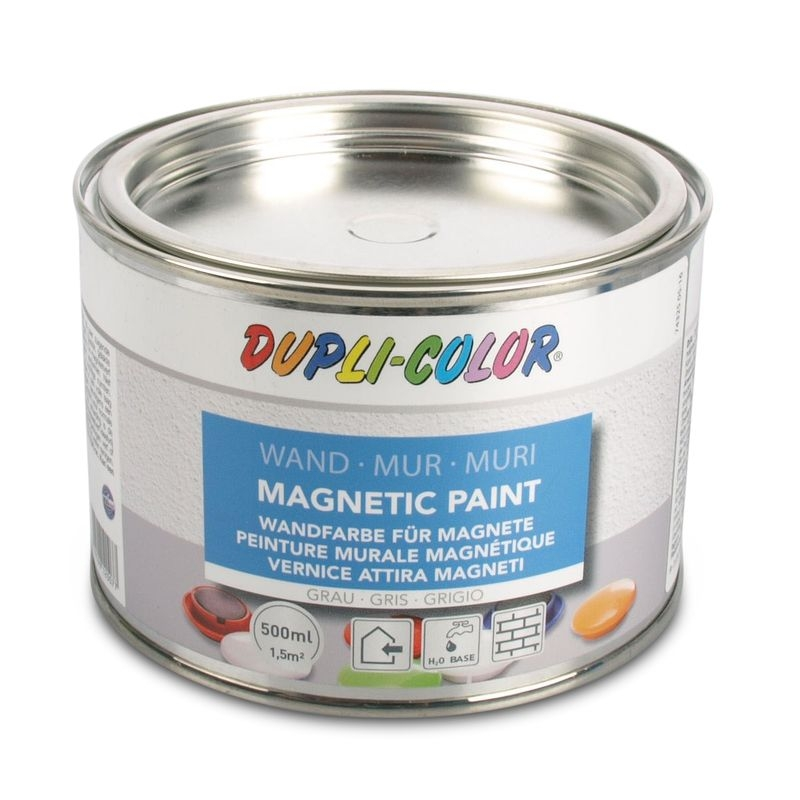 0,5 L DUPLI-COLOR Magnetic hellgrau Magnetfarbe 0,5 L DUPLI-COLOR Magnetic hellgrau Magnetfarbe