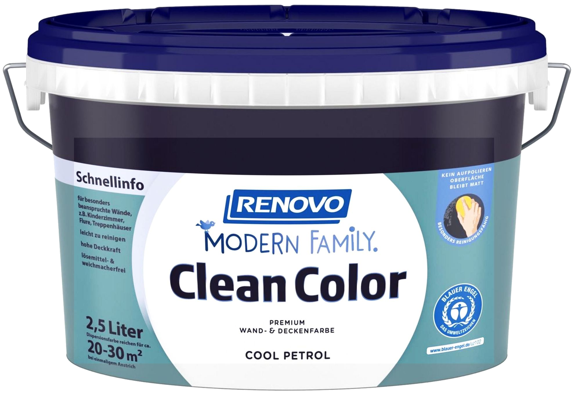 2,5L Renovo Cleancolor Cool Petrol 2,5L Renovo Cleancolor Cool Petrol