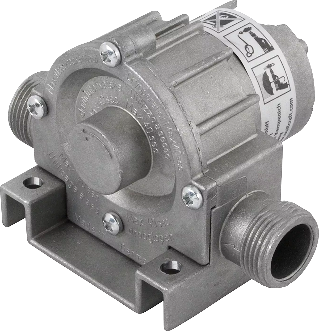 wolfcraft Bohrmaschinen Pumpe mit Metallgehäuse wolfcraft Bohrmaschinen Pumpe mit Metallgehäuse
