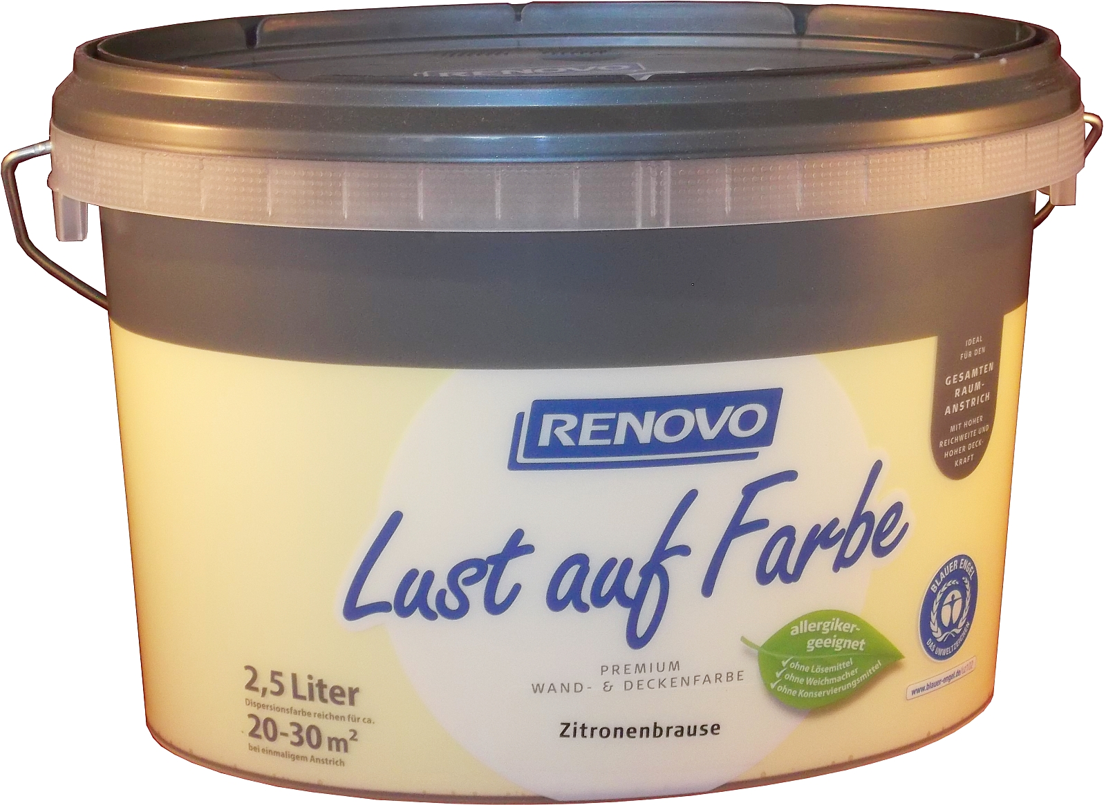 2,5L Renovo Lust auf Farbe, Zitronenbrause 2,5L Renovo Lust auf Farbe, Zitronenbrause